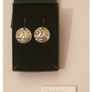 Reaction Darling & Greer Celtic Spiral Pewter Drop Earrings Irish New Boxed  CAN POST Image 2