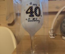 birthday glass