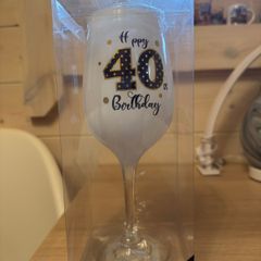 birthday glass
