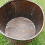 Antique Hand Made Hand Painted Wood Bucket Image 8
