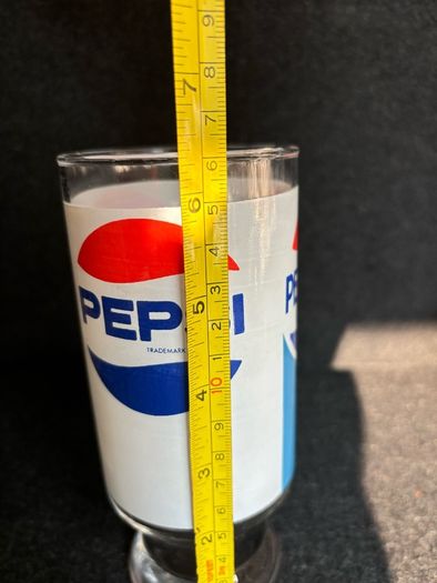 Vintage Pepsi Cola Glass