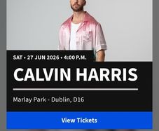 calvin harris Marlay park tickets