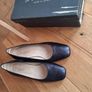 Barminton Ocean Blue Metalic Leather Shoes (39) Image 2