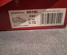 Capezio Irish Dance Training Shoes UK13 (1.5 in brand sizing)