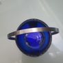 Decorative Blue Glass Dish Image 7
