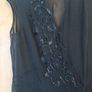 Nougat (London) Sheer Black Dress. Size 14 (3). Image 4