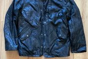 Mens Genuine Leather Jacket Size L