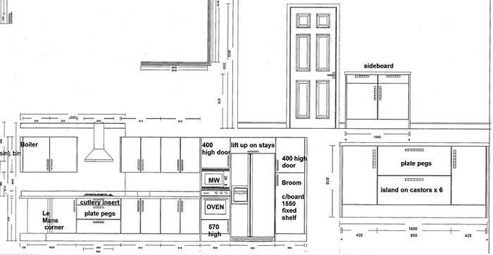 Entire Kitchen, incl. all appliances. For removal end Sept.