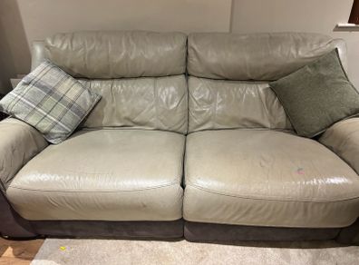 2 & 3 Seater leather recliners