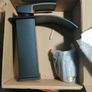 Matte Black Waterfall Basin Faucet - High Spout Single-Handle Single-Hole Mixer with Countertop Sinks, Short Spout Design, Suitable for Countertop Basin Washbasins And Lavatory Vanities Image 2