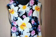 NEW - OLIMARA cotton floral print dress UK12