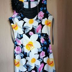 NEW - OLIMARA cotton floral print dress UK12