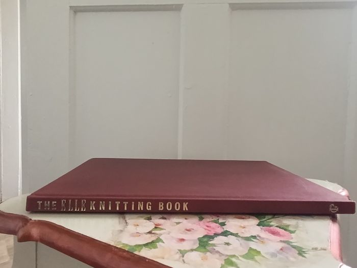 The ELLE Knitting Book (1985 Hardcover) - 50 Vintage French Designs