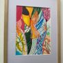 Original framed painting Botanical Painting Artwork Image 2