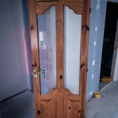 Solid oak door set