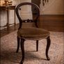 Set of Six Antique Victorian Balloon-Back Dining Chairs Image 2