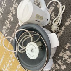 Small rice cooker and small electric kettle