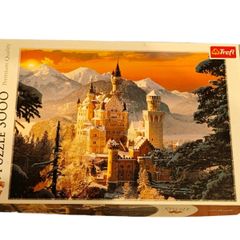 Puzzle  - Wintery Neuschwanstein Castle Germany - 3000pcs
