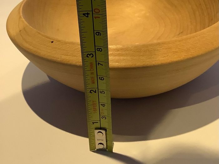 Handcrafted wooden bowl