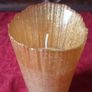 6 Inches Tall Tammaro Scented Murano Glass With Gold Candle Handmade In Italy Image 6