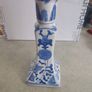 Vintage Blue and White Delft Candlestick Image 7