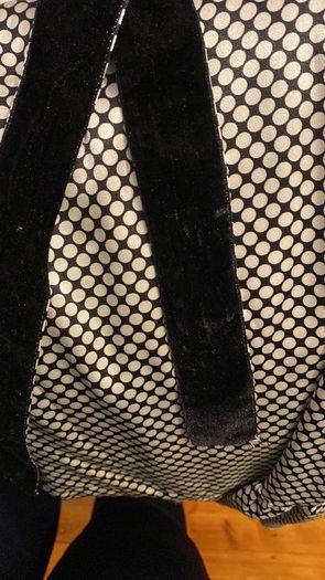 dress black and cream