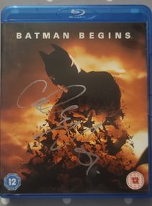 Signed Cillian Murphy Batman bluray