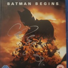 Signed Cillian Murphy Batman bluray