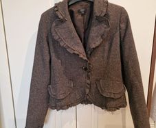 Lovely brown suit jacket by Savida