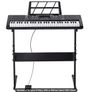 61-Key Digital Keyboard Piano with Stand, Microphone & Headphones Image 5