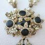 Vintage 1960s Miriam Haskell Style Faux Pearl Long Necklace Image 3