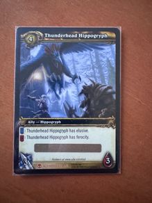 WoW TCG Thunderhead Hippogryph LOOT 2/3 - Unscratched & Unredeemed - Booster Fresh