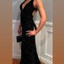 Black Sequins Dani's Closet Debs Dress Image 4