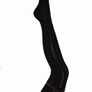 Milena Black With Ribbon Knee Socks Women Image 4