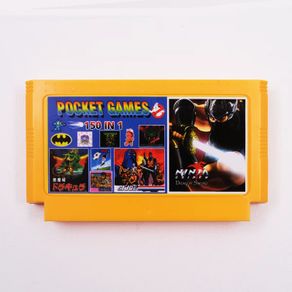 150 FC Games Multi 8 Bit Game Card Cartridge for FC Console - Compatible with USA, EUR, Japan Consoles Famicom Polystation Nes