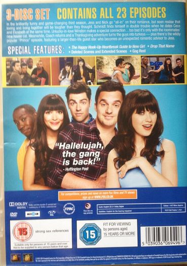 New Girl [2013-2014] Season 3 [DVD TV Boxsets]