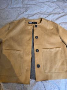 ladies Zara faux suede jacket