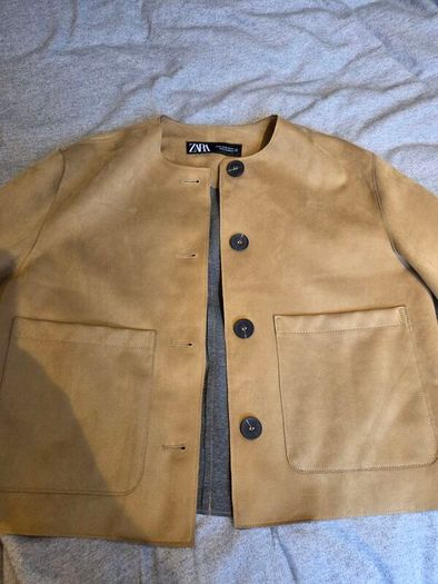 ladies Zara faux suede jacket