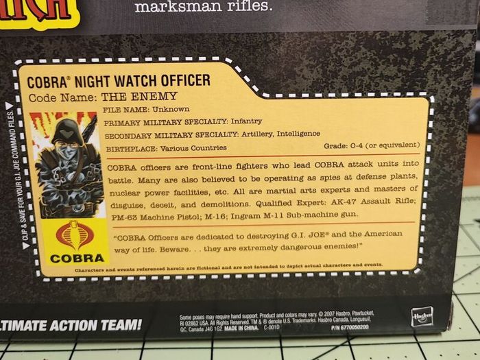 GI JOE TRU Exclusives - Weekend sale!