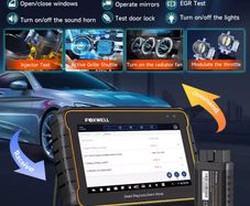 Bluetooth Foxwell GT60 OBD2 Automotive Scanner Full System Active Test A/F Oil SRS DPF EPB 24 Reset Service Car Diagnostic Tool NEW