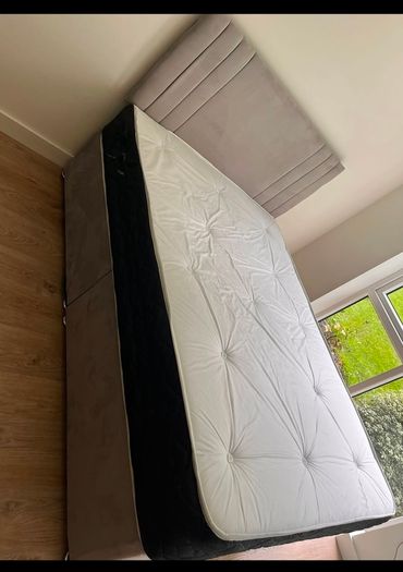 New Divan Beds Instock. All Sizes Available. All Colours Available.. Drawers Option Available. Tufted Memory Foam Mattresses Available