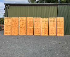 heavy pine doors