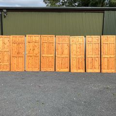 heavy pine doors