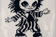 Beetlejuice DIY iron on vinyl transfer