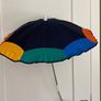 Pine baby  rocking crib with musical mobile Image 3