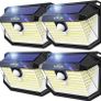 NEW SALE | Solar Garden Lights Outdoor Super Bright Wireless 178 LED Solar Wall Lights Image 2