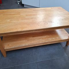 Solid wood coffee table