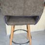 Grey Kitchen Countertop Swivel Stools x 4 in great condition Image 3