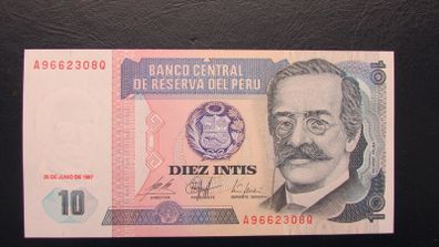 Peru 1987.10 Intis.Uncirculated Banknote.