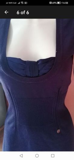 beautiful new designer Karen Millen purple dress